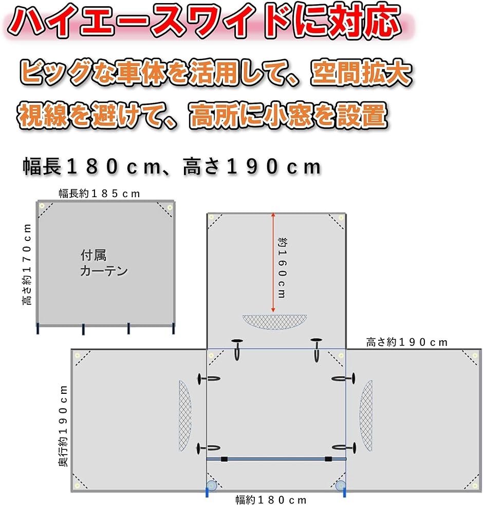 リアゲートタープ 更衣室 リビング 日除けに かぶせ型( 遮光メタル