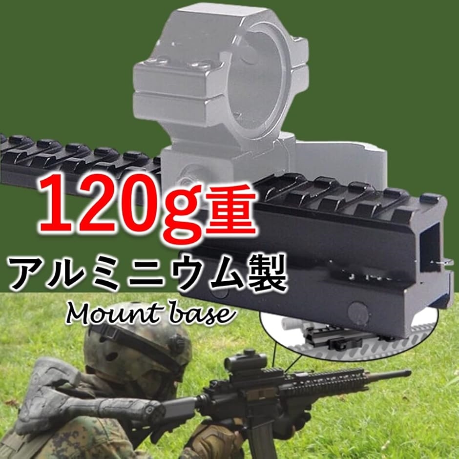 ハイマウントベース 20mm レール ウィーバー ピカティニー