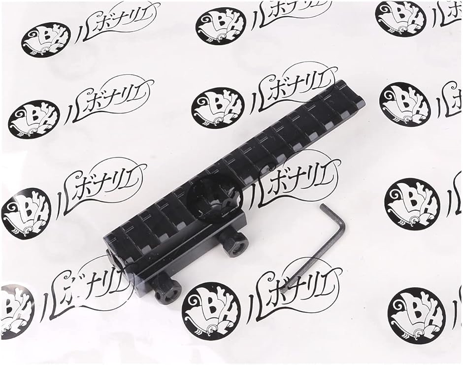 アルミ製 ブラック マウントレール 中型 WoSporT レールマウント for GLOCK [カラー：ブラック / タン