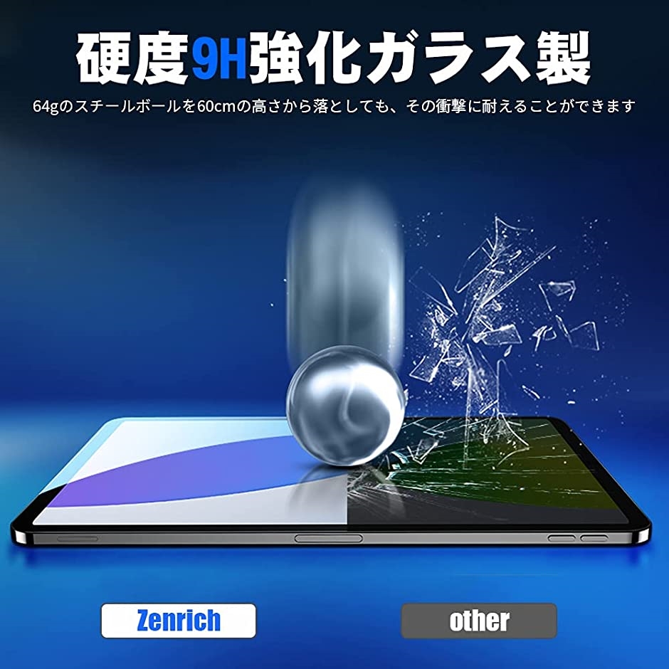 iPad 10.2 保護フィルム 2枚セット 第7/8世代 ガラス 10.2インチ( ipad 7/8/9世代 (10.2インチ))｜zebrand-shop｜05