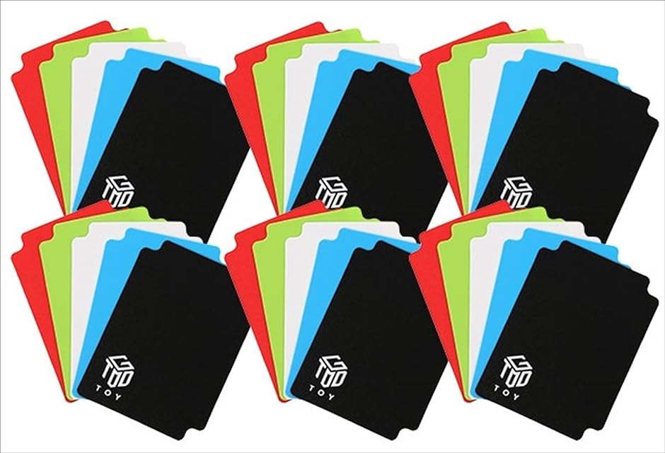 カードセパレーター 仕切り ３０枚セット ５色 デッキケース 整理 トレカ( ３０枚セット （５色）)