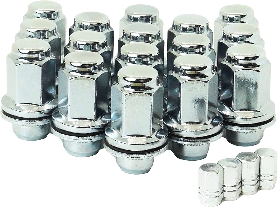 互換品】平面座 ナット トヨタ 日産 ホイール用 ギアロック 歯車型