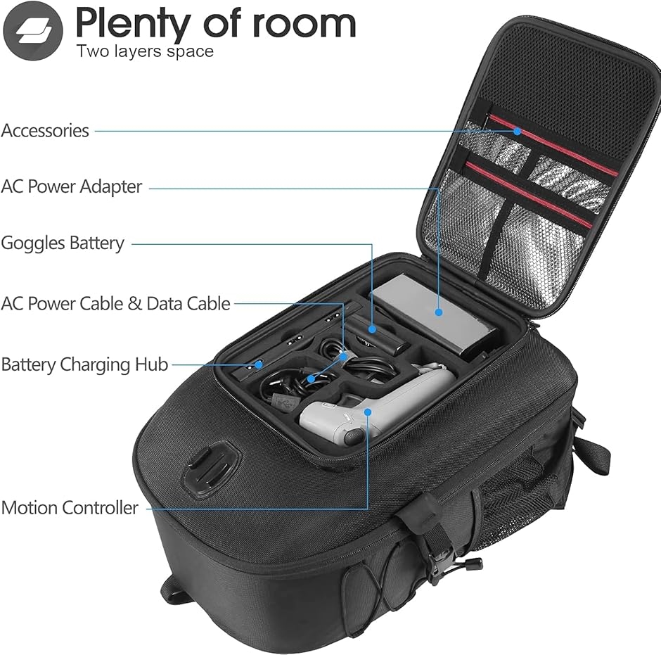 DJI FPV収納バッグ ドローン・マルチコプター用ケース FPV