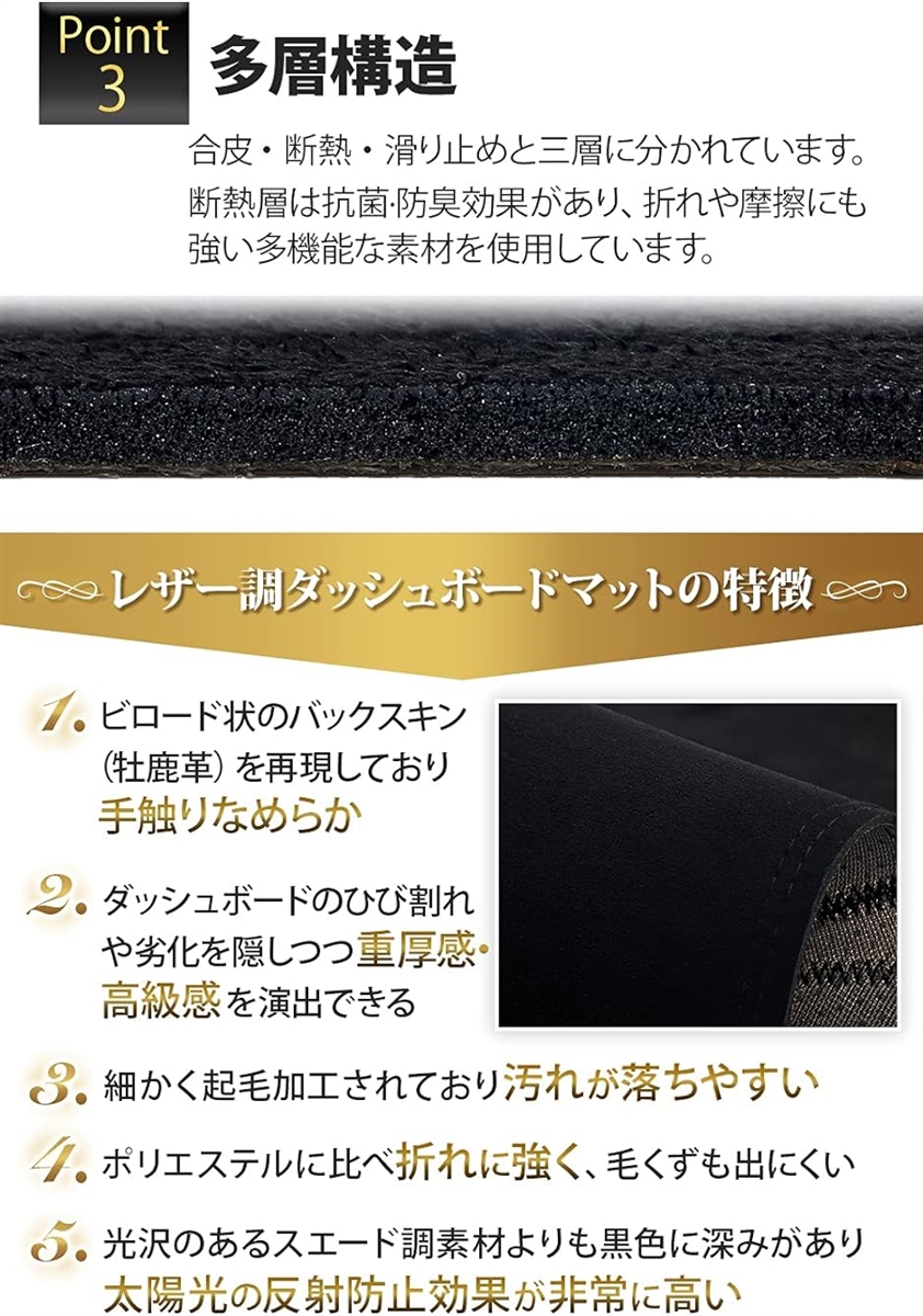 ダッシュボードマット スバル レガシィ 4代目 BL B4 BP系 OUTBACK