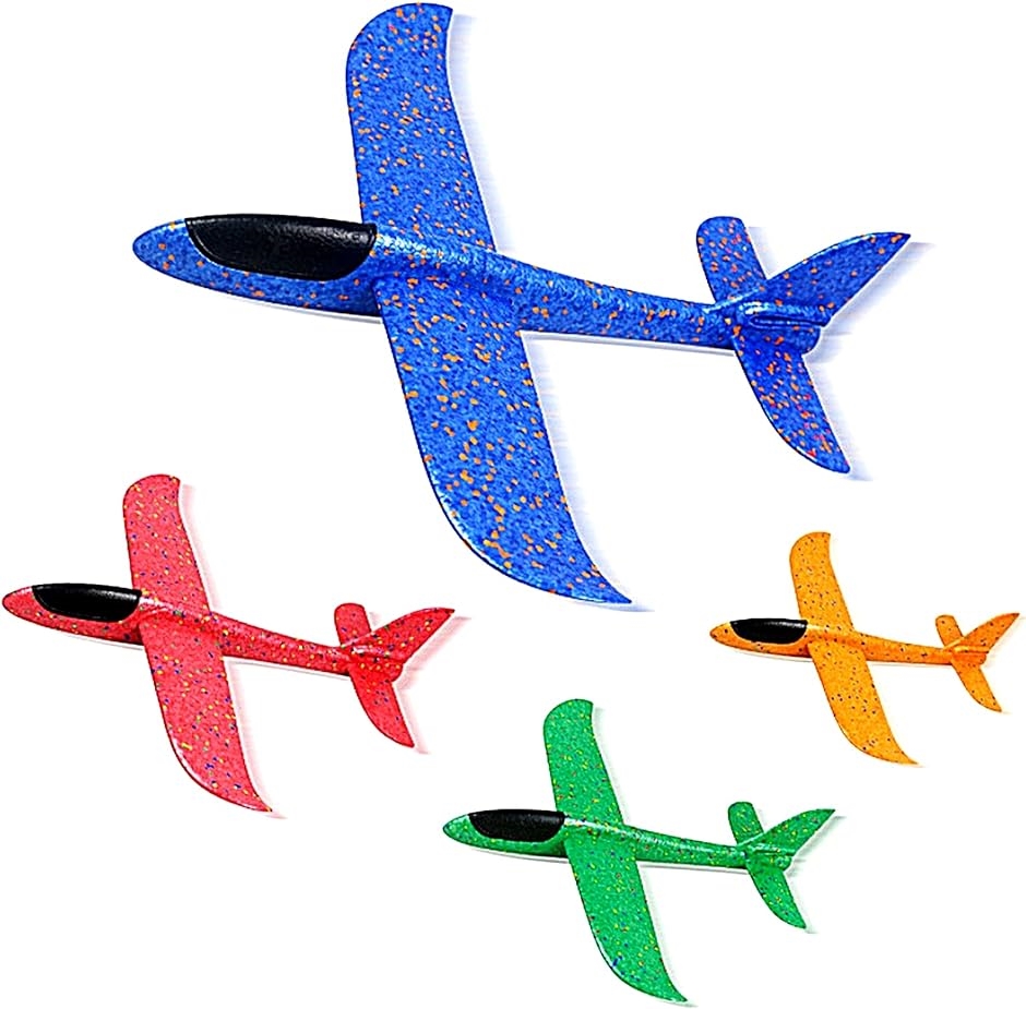 手投げ飛行機 グライダー プレーン 組み立て 公園遊び 模型 航空機 水平飛行 回転飛行 おもちゃ( 赤オレンジ,  37cm)｜zebrand-shop｜09