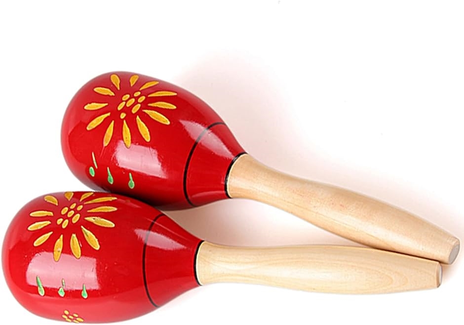 マラカス Maracas ラテンパーカッション 木製 ウッド 打楽器 