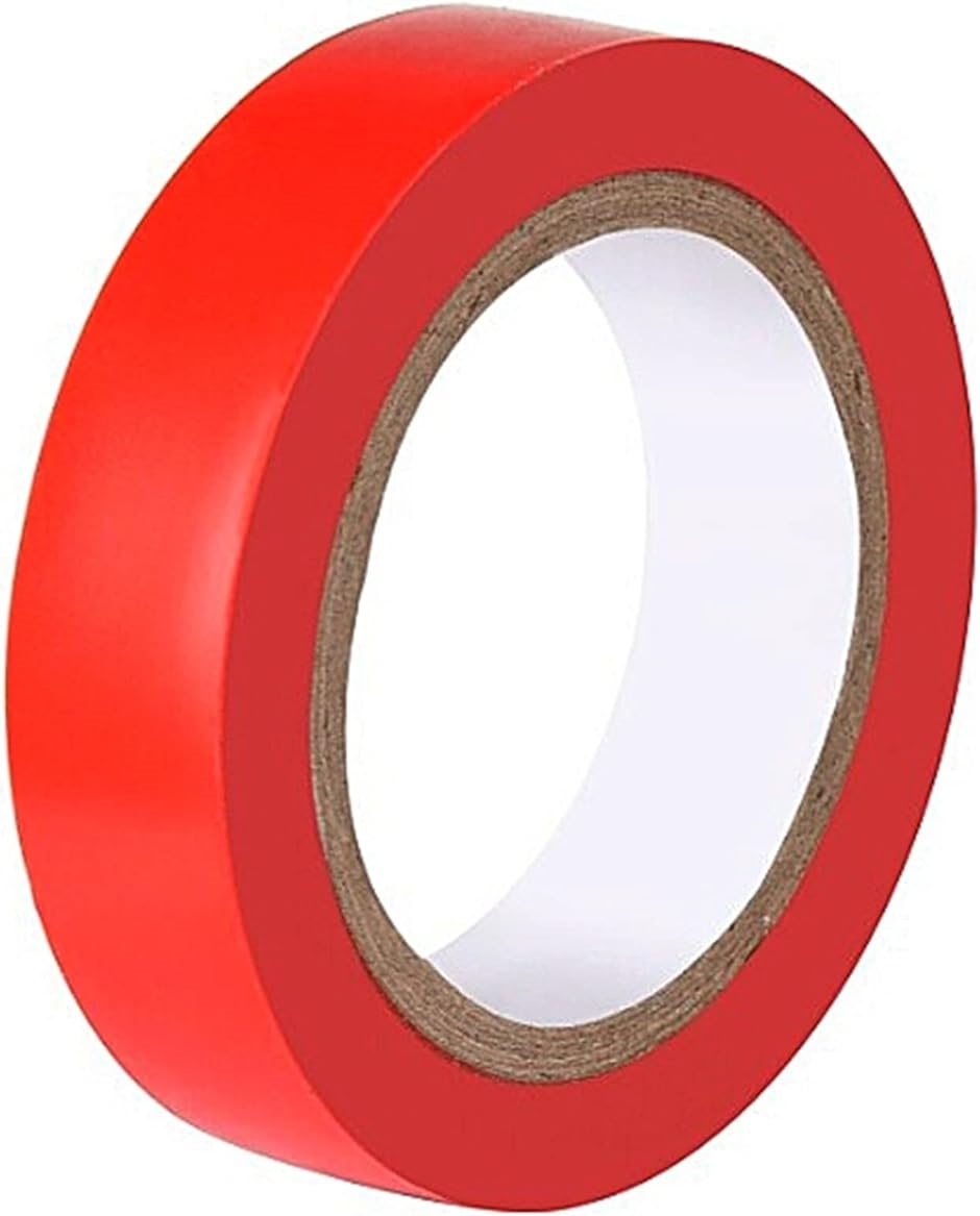 ラインテープ 耐水テープ 20mm 66m 車 体育館 バイク 多機能 カッティングシート( 赤)｜zebrand-shop