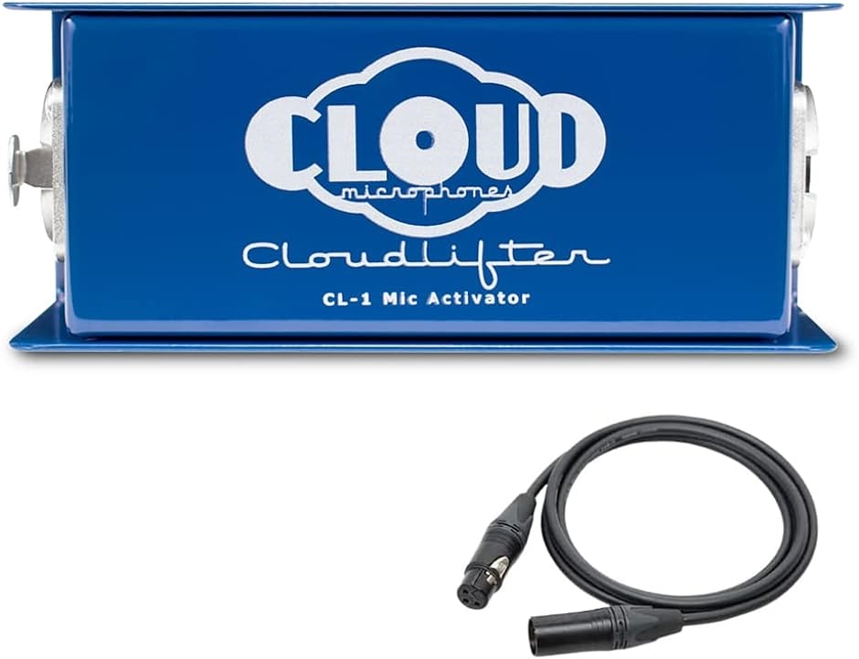 Cloud Microphones Cloudlifter by( 青，  CL-1+XLRケーブル CANARE 0.5m)