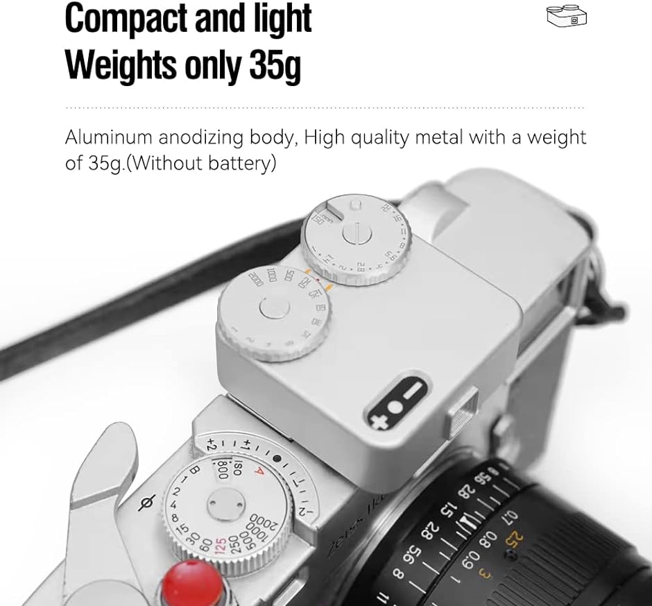 露出計 ライトメーター 2つのダイヤル ISO、絞り、シャッタースピードの調整が可能( ブラック)｜zebrand-shop｜05