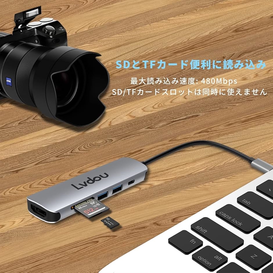 【互換品】USB-Cポート HDMI ハブ ア...の詳細画像3