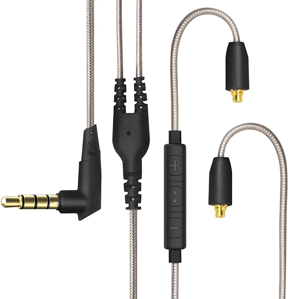 LSDD4 MMCX �P�[�u�� ���P�[�u�� SE�V���[�Y�p �����R�� 3.5mm( �}�C�N�t��)