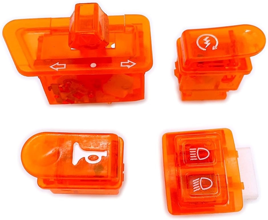 互換品】 社外 ホンダ DIO ディオ スケルトン スイッチ セット ライブ