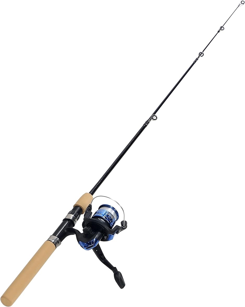 釣竿セット コンパクトロッド スピニングリール 全長100cm