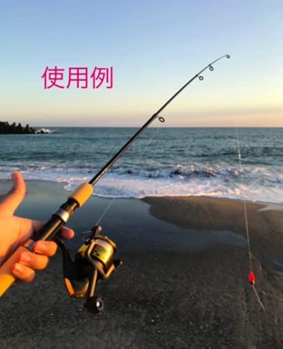 釣竿セット コンパクトロッド スピニングリール 全長100cm