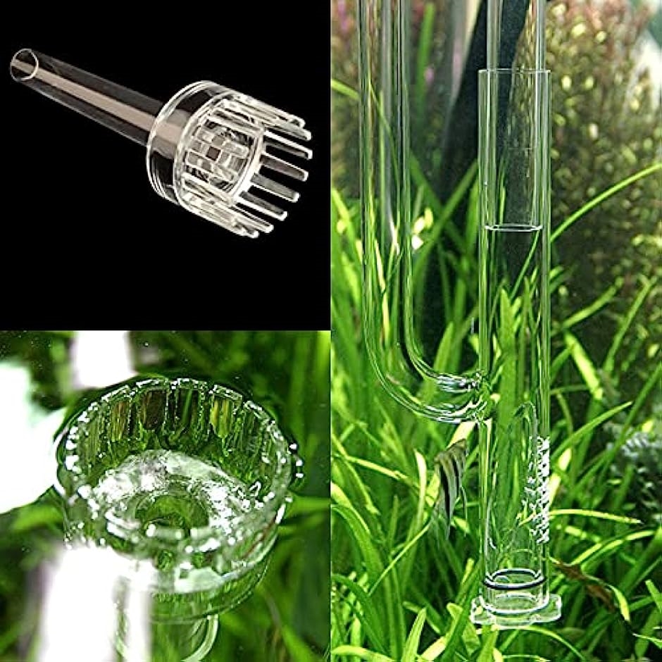 アクアリウム リリーパイプ ポピーパイプ ガラスパイプ 水槽 フィルター サーフェーススキマー( サーフェーススキマー 16/22mm)｜zebrand-shop｜03