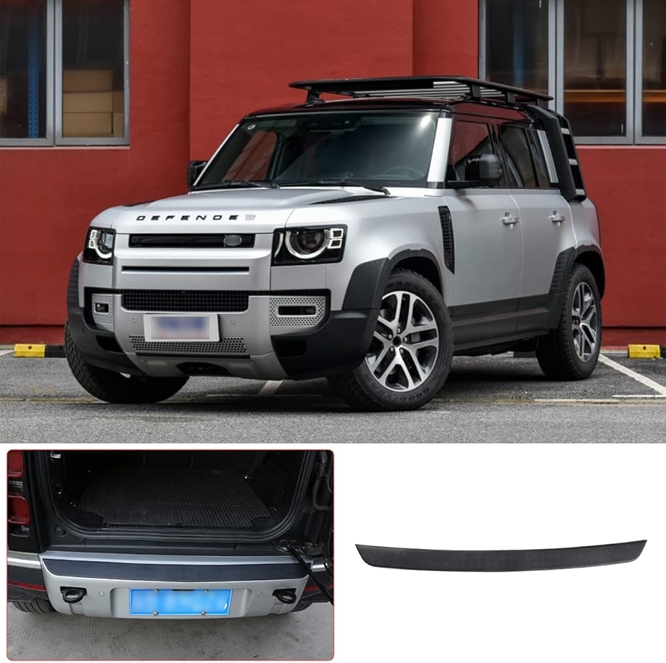 新品ランドローバーディフェンダ適用 車用リアバンパープロテクター リアバンパー ランドローバーディフェンダー90 110 2020 2021に適用 車用リア