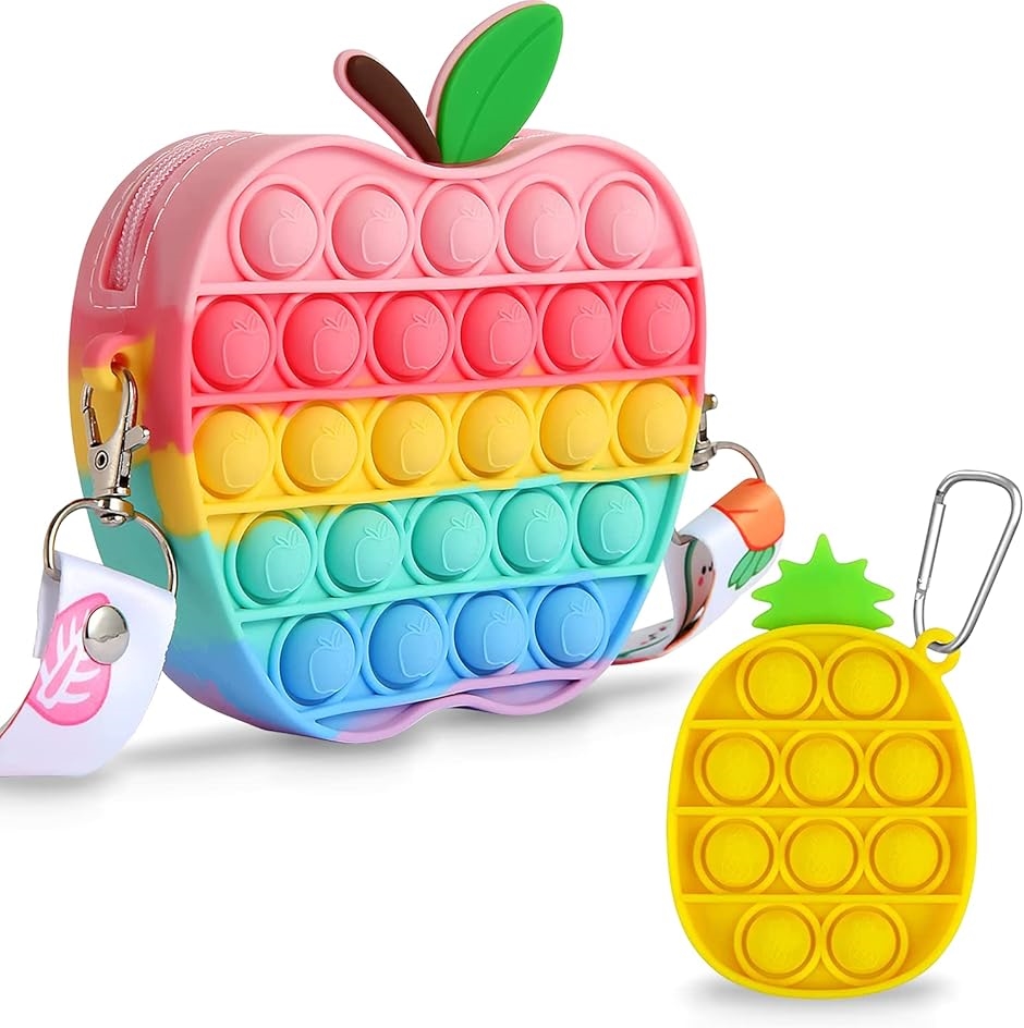スクイーズ玩具 肩掛けバッグ バブルバッグフィジェットおもちゃ
