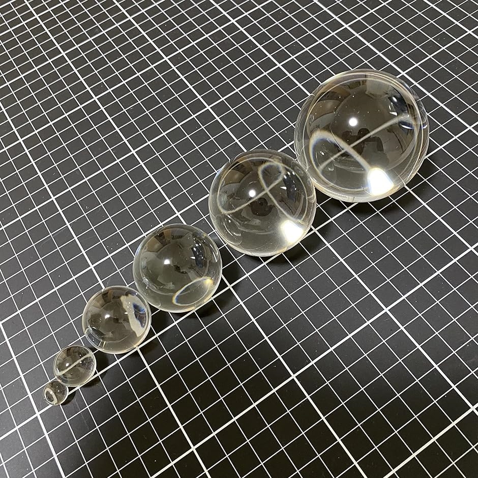 アクリル キューブ ブロック 撮影台 標本 透明 アクリルパネル ディスプレイスタンド 12 球体( クリア,  12 球体 直径)｜zebrand-shop｜07