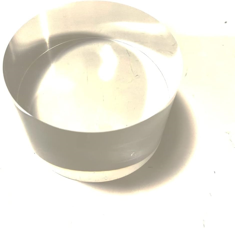 アクリル キューブ ブロック 撮影台 標本 透明 アクリルパネル ディスプレイスタンド 11 円柱 ８cm( クリア,  11 円柱)