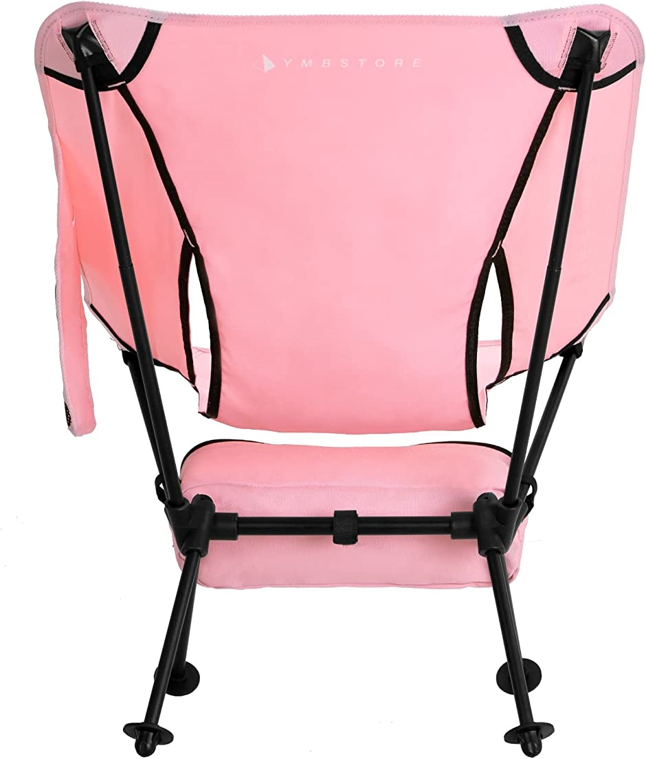 アウトドア チェア キャンプ 椅子 イス 折りたたみ ハイキング コンパクト( ピンク)｜zebrand-shop｜02