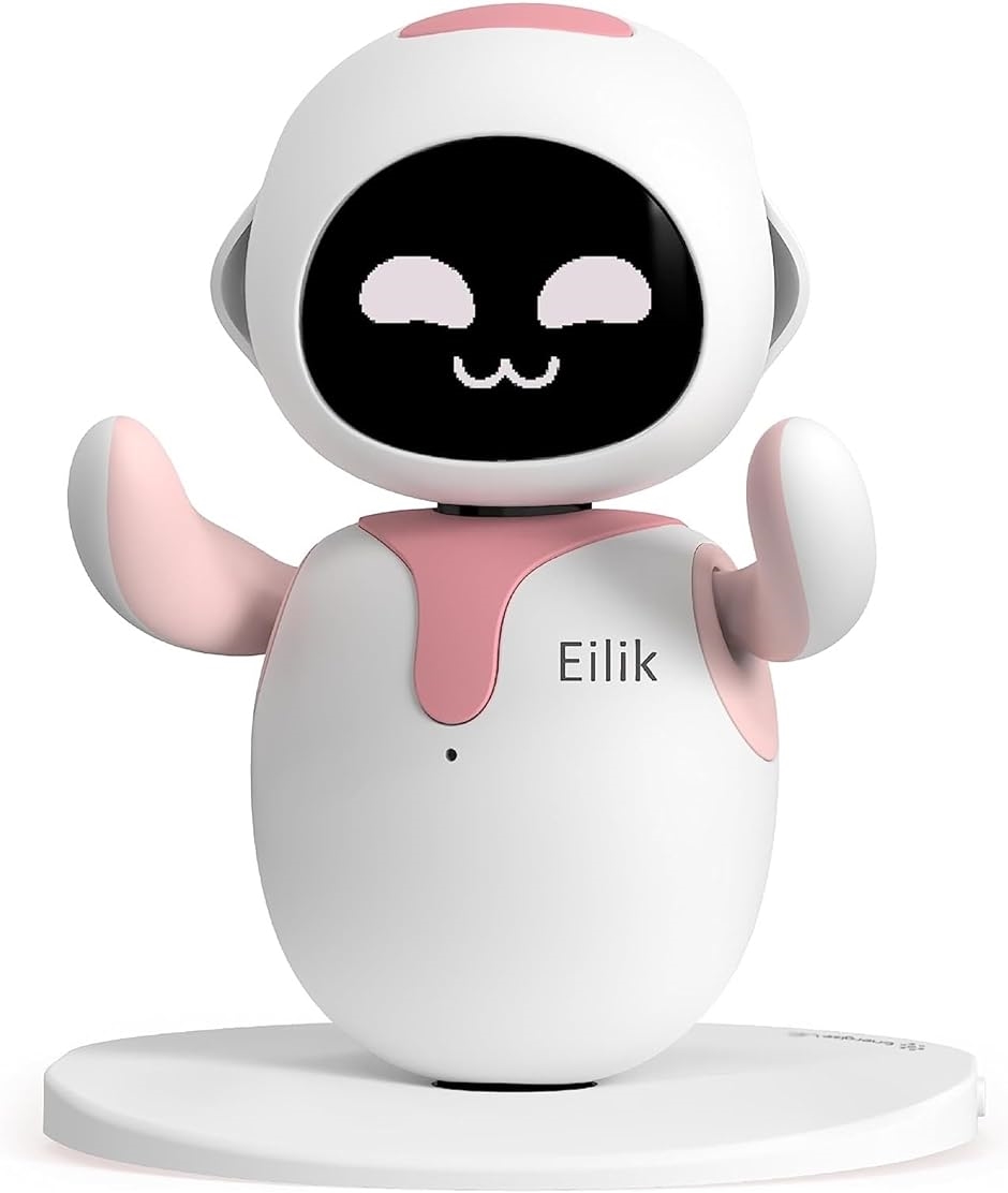 アイリック Eilik 感情的知性を備えたデスクトップコンパニオンロボット( ピンク, 11x11x13cm 0.3 kg)