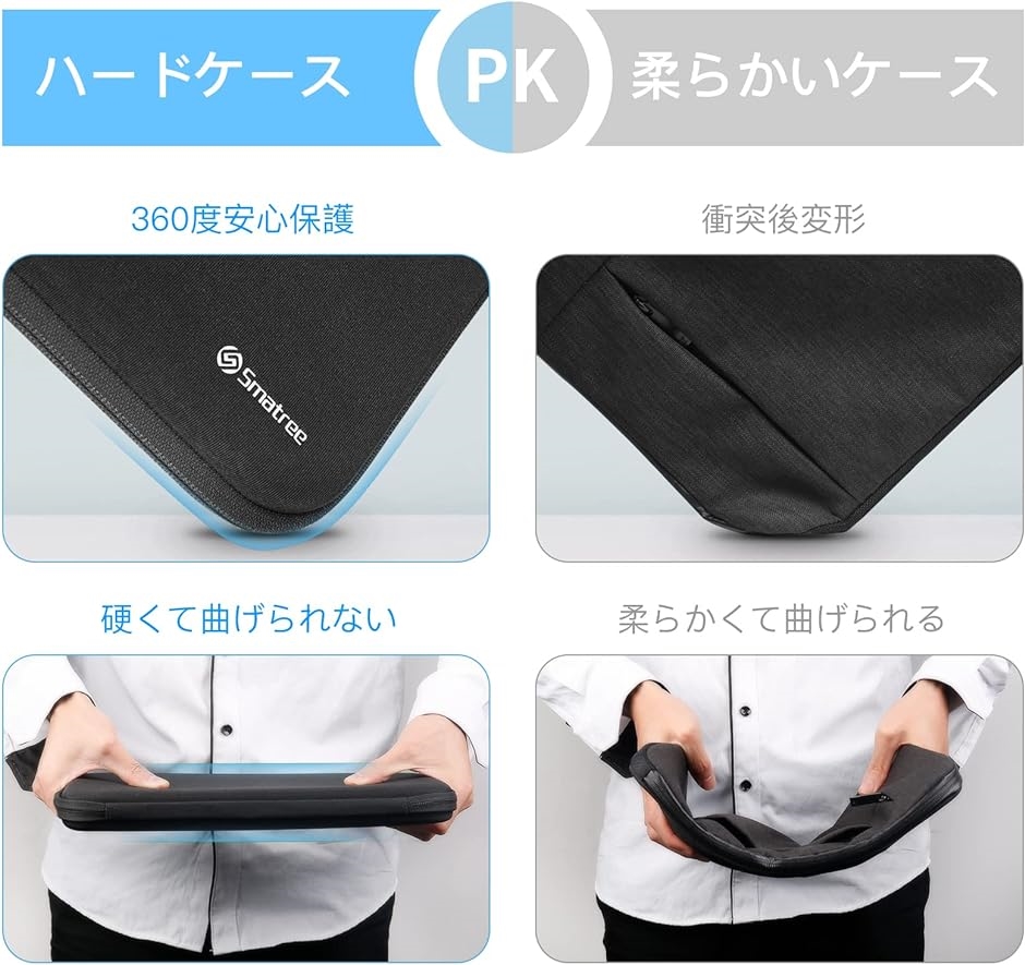 360度耐衝撃 スリーブケース専用タブレットハードケース防水 Go Go2/Surface Go3/Surface Surface Smatree
