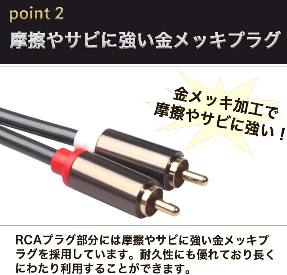 XLR RCA 変換ケーブル マイク キャノン( 1.5m) : ゼブランド