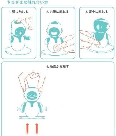 アイリック 感情的知性を備えた デスクトップコンパニオンロボット