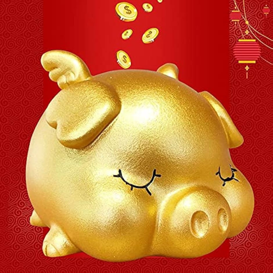 豚 貯金箱 ゴールド ブタ pig 風水 財運 金運 商売繁盛 置物 ラッキー