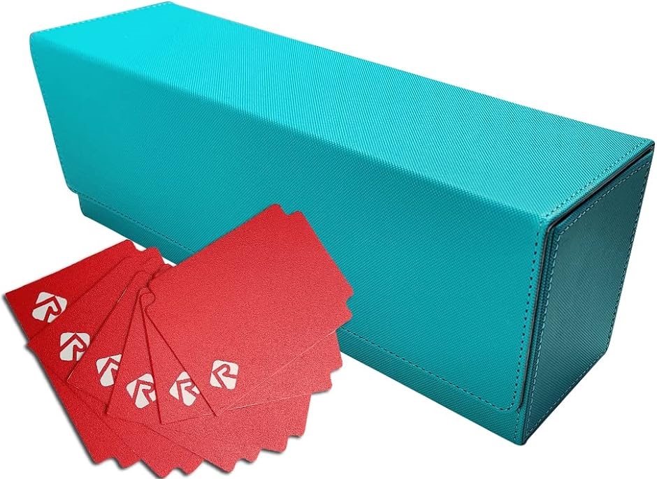 カード収容 横型デッキケース トレカケース セパレーター 6枚入り( スカイブルー)｜zebrand-shop