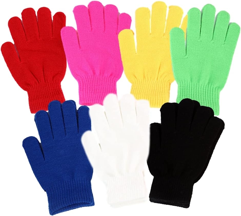 カラー手袋 カラー軍手 手袋シアター セット 保育 手作り 手芸 人形劇( 7色)｜zebrand-shop