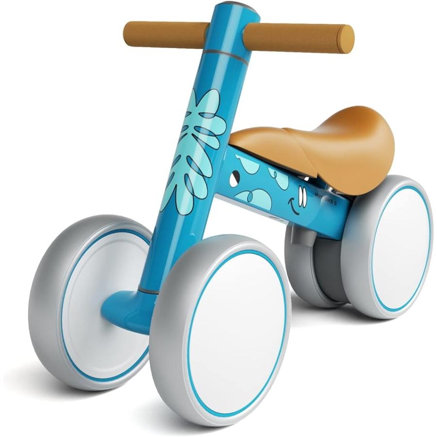 三輪車 10ヶ月-3歳 Mini Bike チャレンジバイク 幼児用 こども自転車 ベビーバイク( 青い馬)