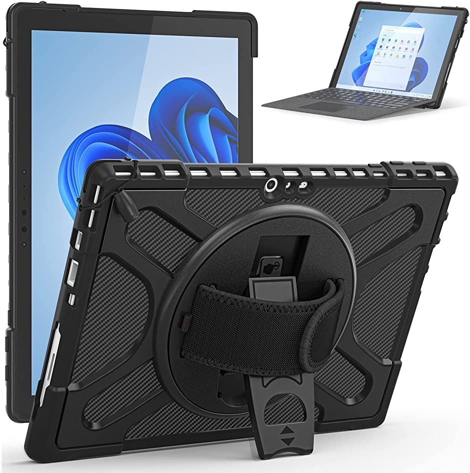 Microsoft キーボード対応保護ケース Surface Pro( Black, Pro 7
