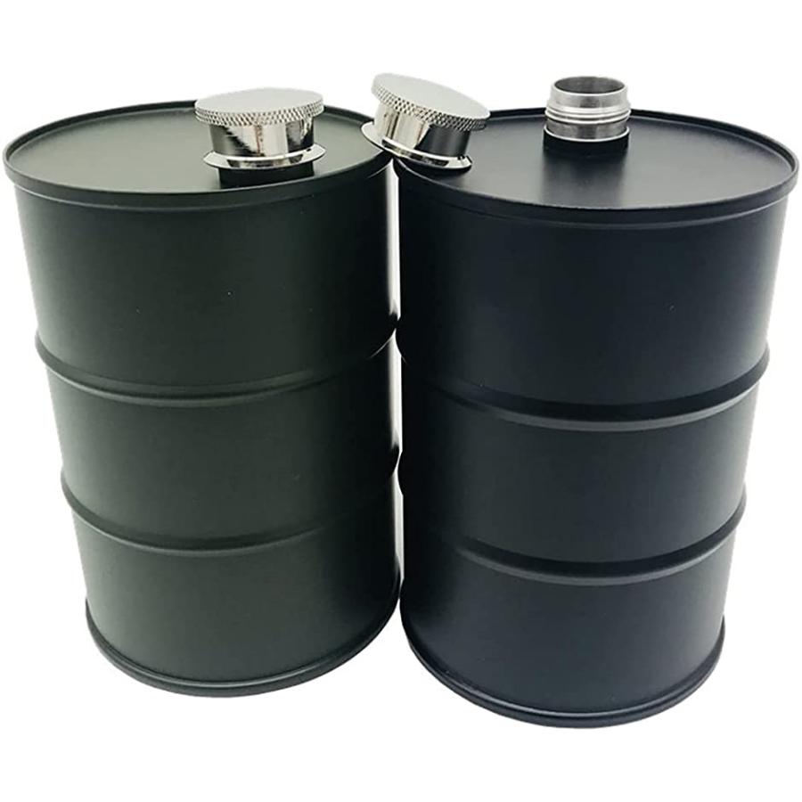 燃料ボトル燃料ボトルキャンプ用品オイラーヒップフラスコ液体容器灯油オイラー750ml 1個 黒( ブラック,  750ML)