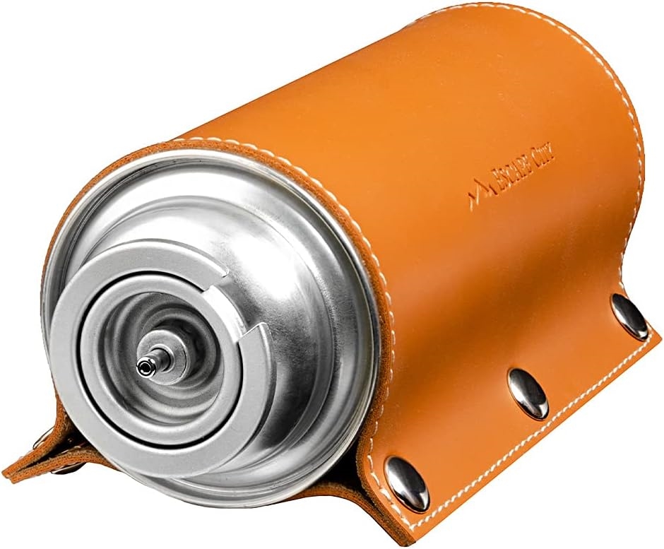ガス缶カバー ガスタンク保護ケース 燃料シリンダー収納バッグ おしゃれ 中：230g/250gサイズ( CB缶-ボタン留め式)