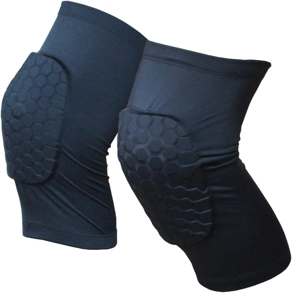 膝パッド ひざパッド 2枚セット 作業用 膝サポーター 膝当て スポーツ ニーパッド プロテクター 痛み 対策( ブラック,  L)｜zebrand-shop
