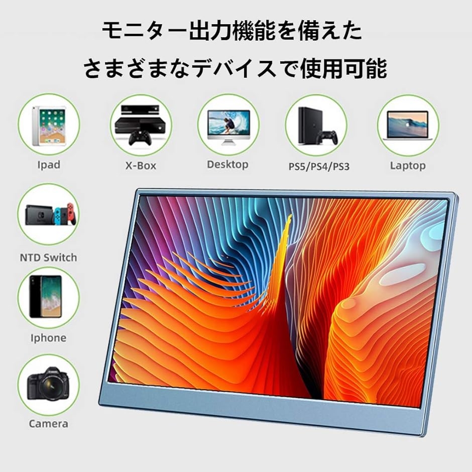 144hz 1MS モバイルモニター 15.6インチ 1080P モバイルディスプレイ