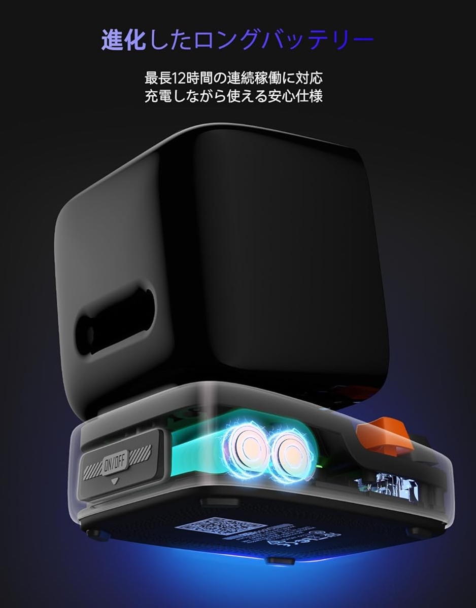 Ditoo-plus ポータブル Bluetoothスピーカー 3.55インチ LEDスクリーン