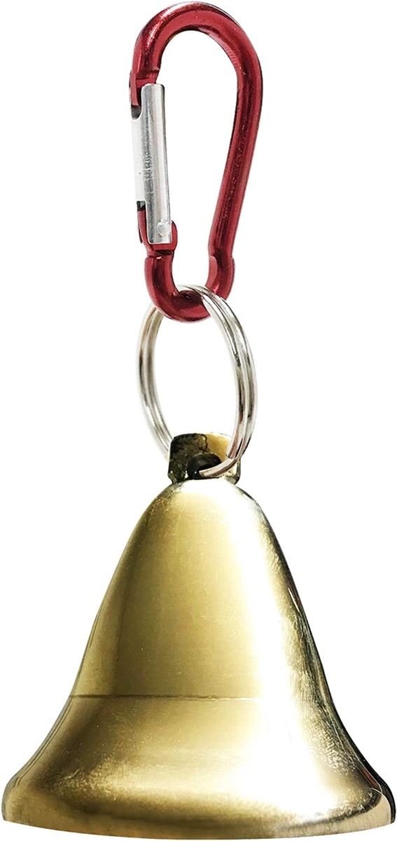 熊よけ鈴 熊よけベル 登山 安全グッズ セーフティーグッズ ハイキング 山菜採り カラビナ付( レッド)