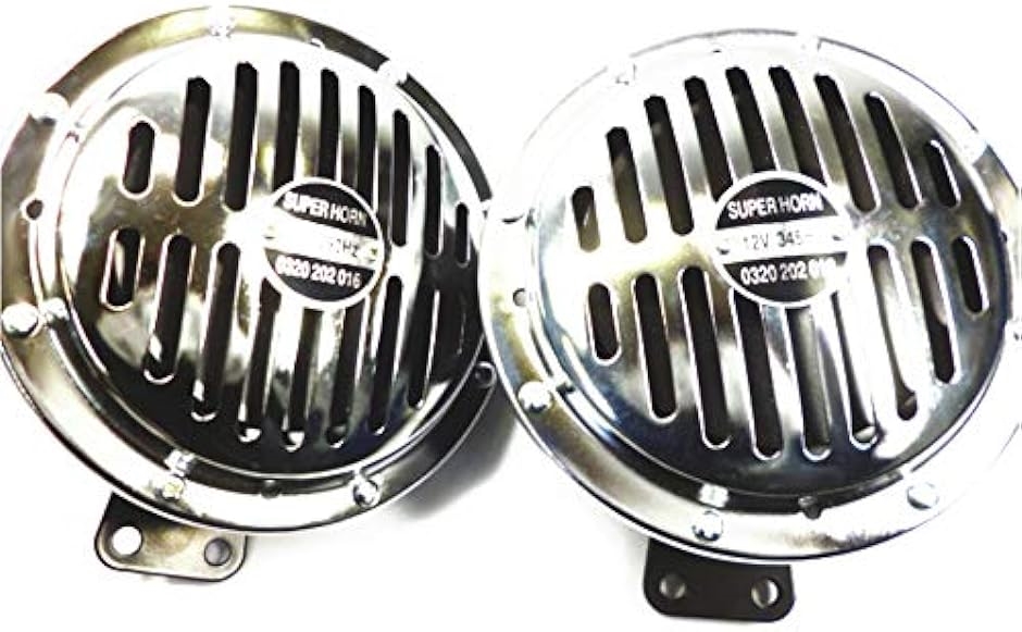 ベンツホーン 290Hz/345Hz シルバー 12V アース アース線 アリーナ3