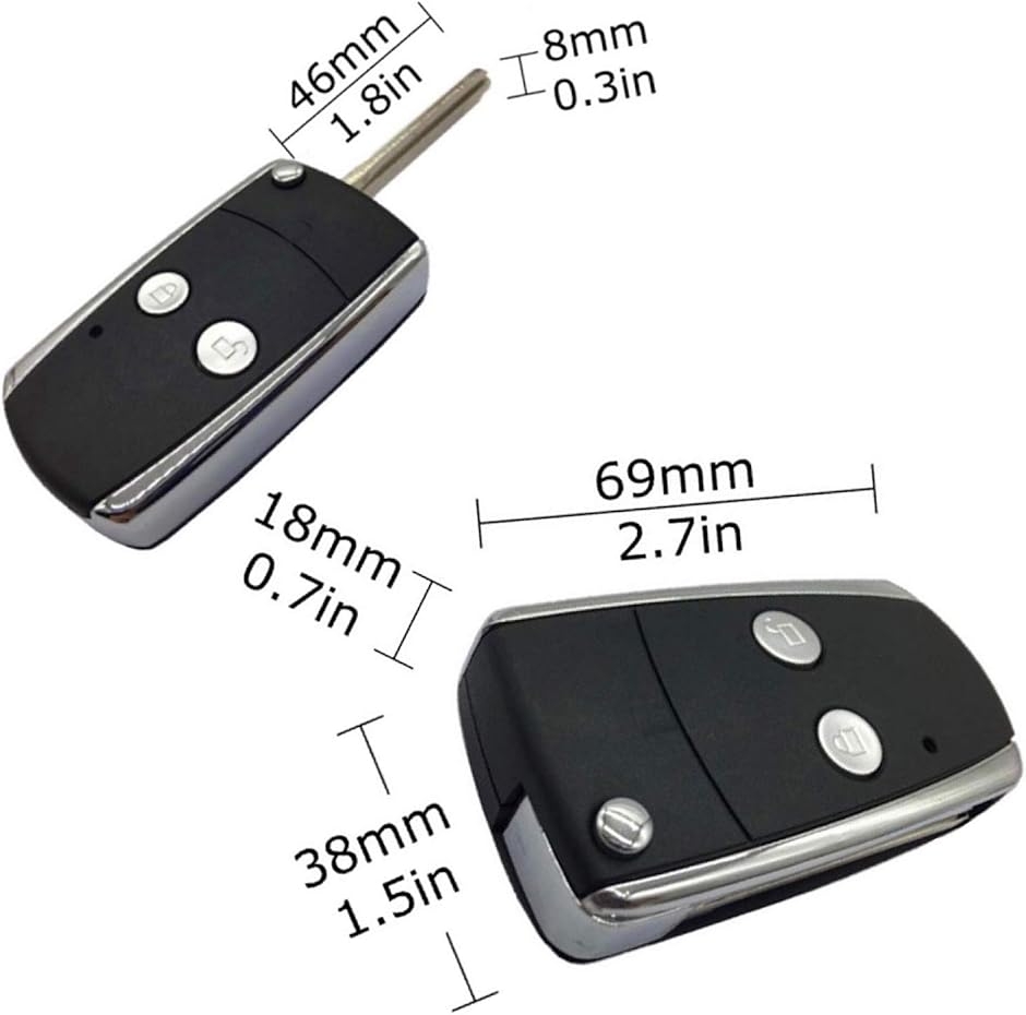 互換 汎用 トヨタ車用 ジャックナイフキー キーレス スマートキー