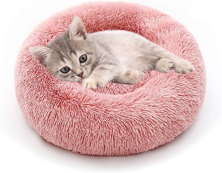 猫ベッド ペットベッド 犬用 ペットクッション 可愛い ピンク( 60)