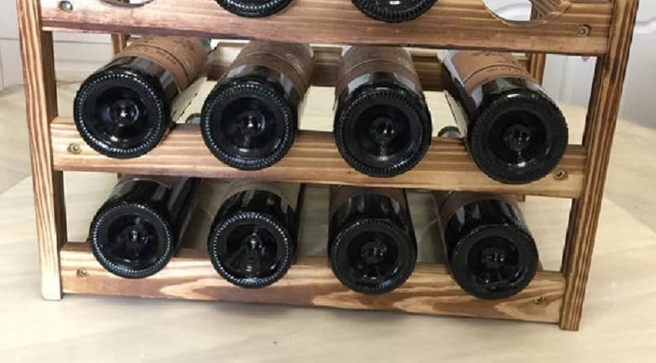 木製 ワインラック ワインホルダー シャンパン ボトル ウッド 収納 