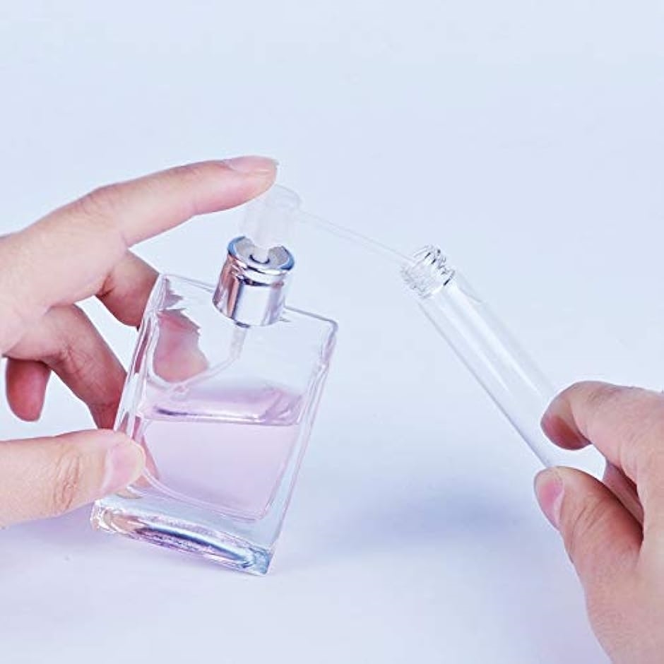 アトマイザー メタル 香水瓶 スプレー ガラス アルミ 容器 詰め替えノズル付き 携帯用 クイックアトマイザー( 12ml 7本セット)｜zebrand-shop｜07