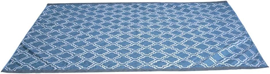 レジャーシート 防湿マット キャンプマット キルティングコットン厚手 1.5x1.91( 藍花,  1.5x1.91)