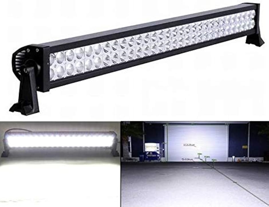 CREE LED 32インチ ライトバー 60連 180W ワークライト 作業灯 16200LM 12V/24V兼用 防水 防塵 SUV｜zebrand-shop