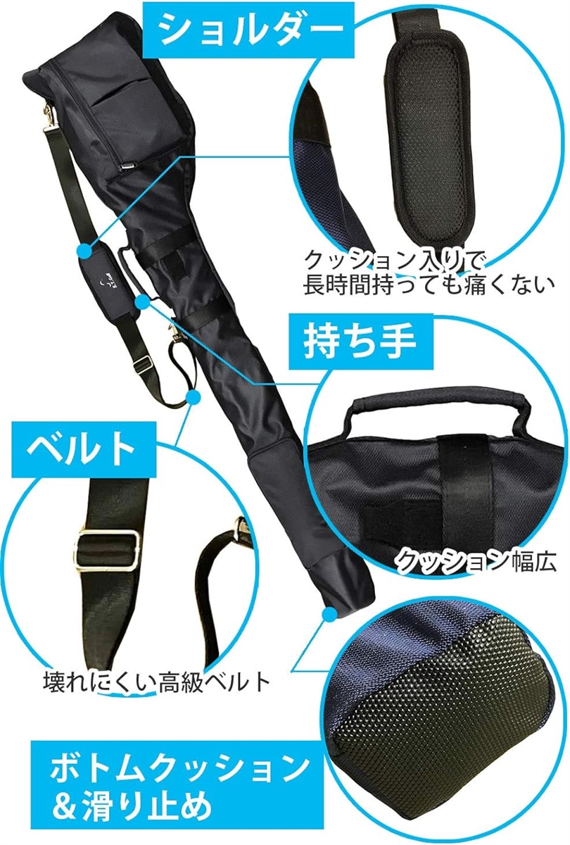 ゴルフ クラブケース ゴルフバッグ 大容量 最大8本収納 練習用