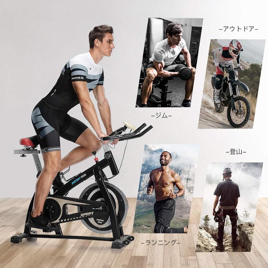 メンズ サイクルジャージ 上下セット 半袖 サイクルウェア サイクリング ジャージセット ビグパンツ 自転車ウェア( ホワイト,  M)｜zebrand-shop｜06