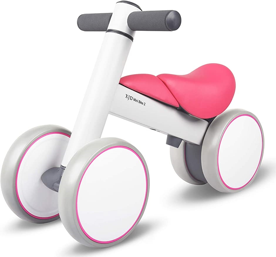 三輪車 10ヶ月-3歳 Mini Bike チャレンジバイク 幼児用 こども自転車 ベビーバイク( マゼンタ)｜zebrand-shop