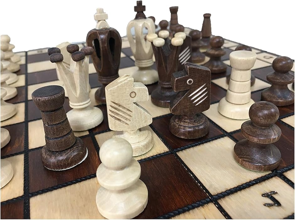 ポーランド製 ハンドメイド・チェスセット Wegiel Chess Royal